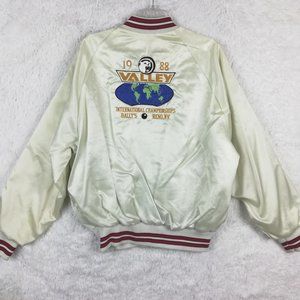 Vintage Bally's‎ 1988 Valley International Bowling Championship Mens Jacket XL